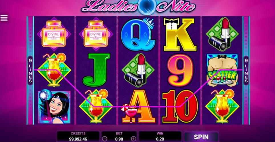 Ladies Nite Online Free Slot Gameplay